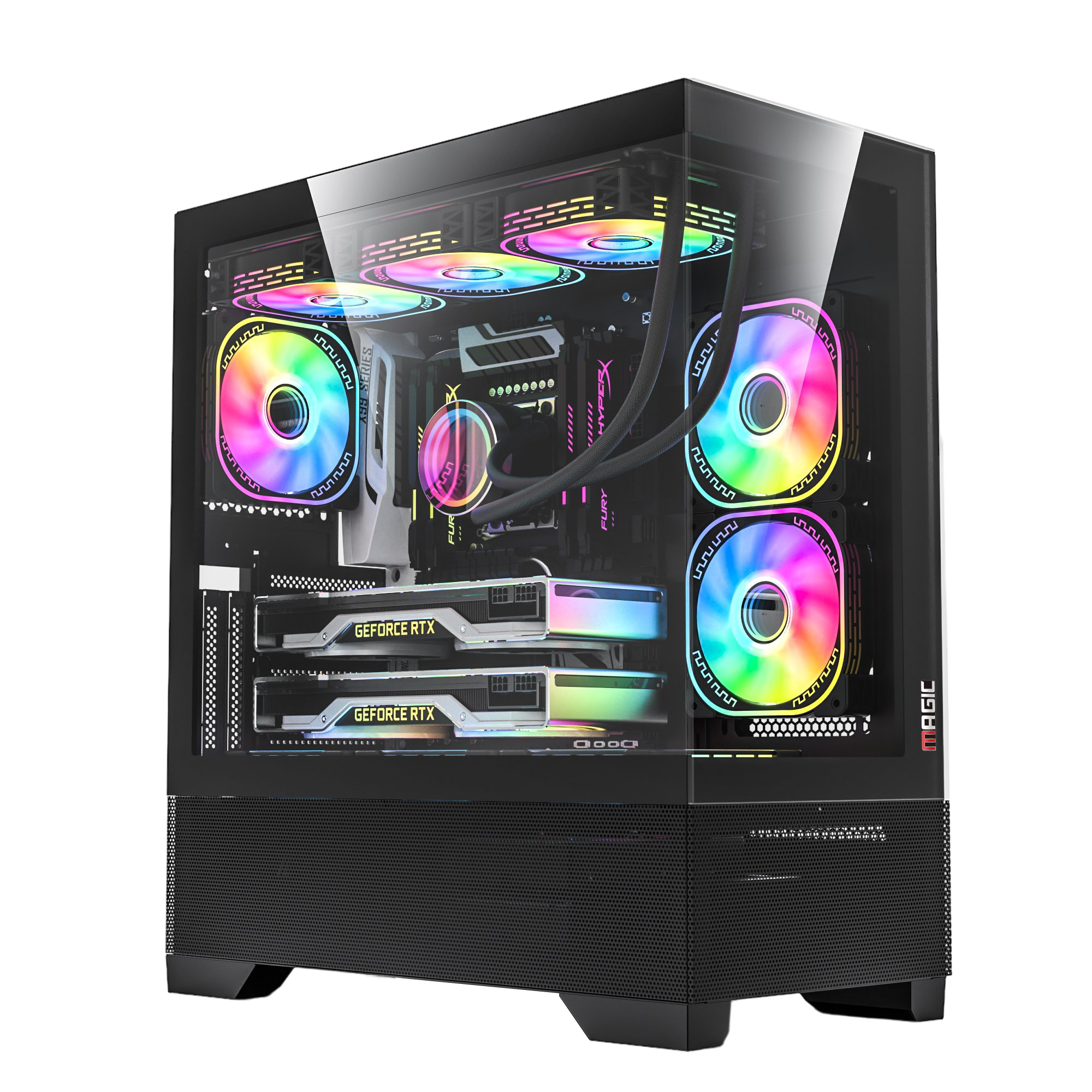 Vỏ Case MAGIC Mix Full Tower E-ATX Đen