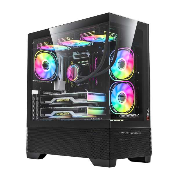 Vỏ Case MAGIC Mix Full Tower E-ATX Đen