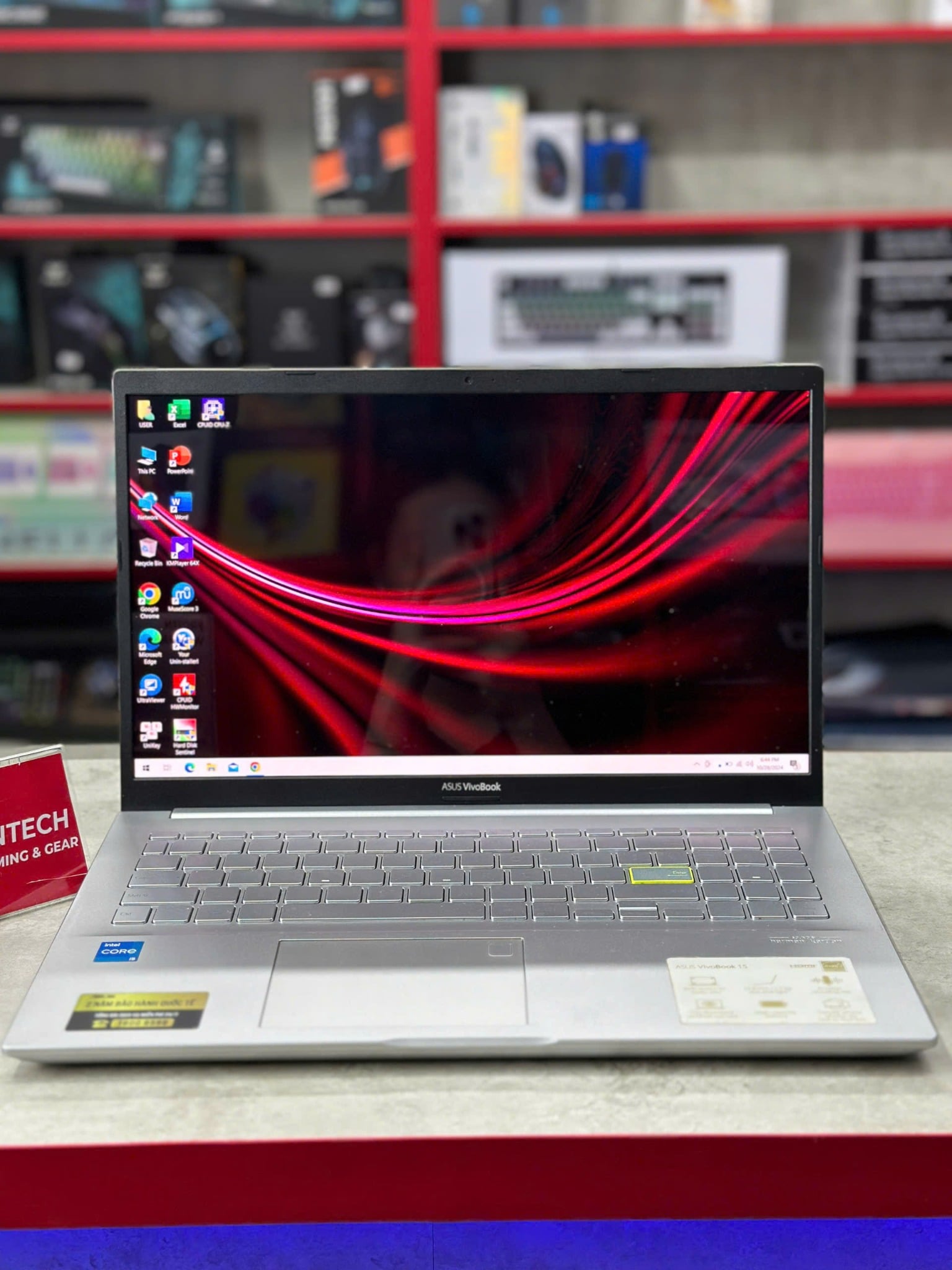 Laptop Asus VivoBook A515EA OLED i5 1135G7 8GB 512GB 15.6 inch tổng thể sản phẩm