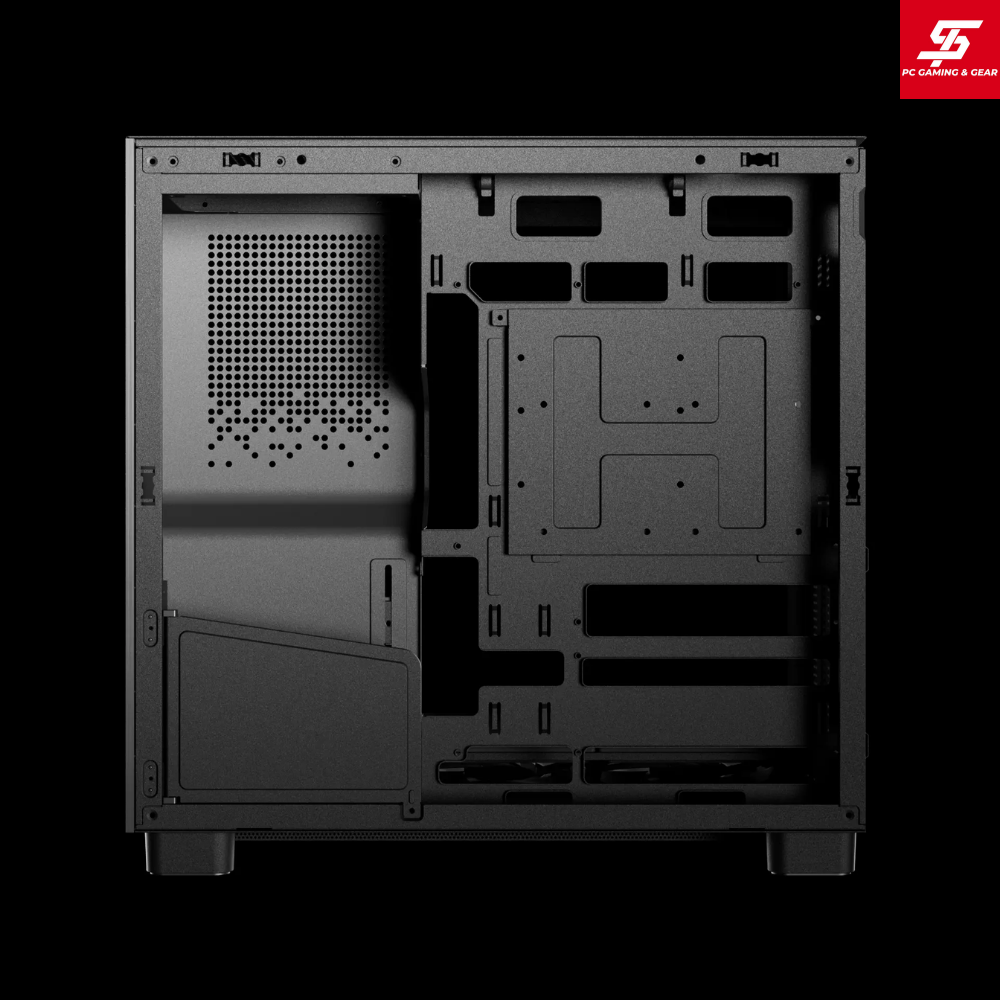 Vỏ Case Gamdias ATLAS M4 ATX Đen Sẵn 4 Fan ARGB