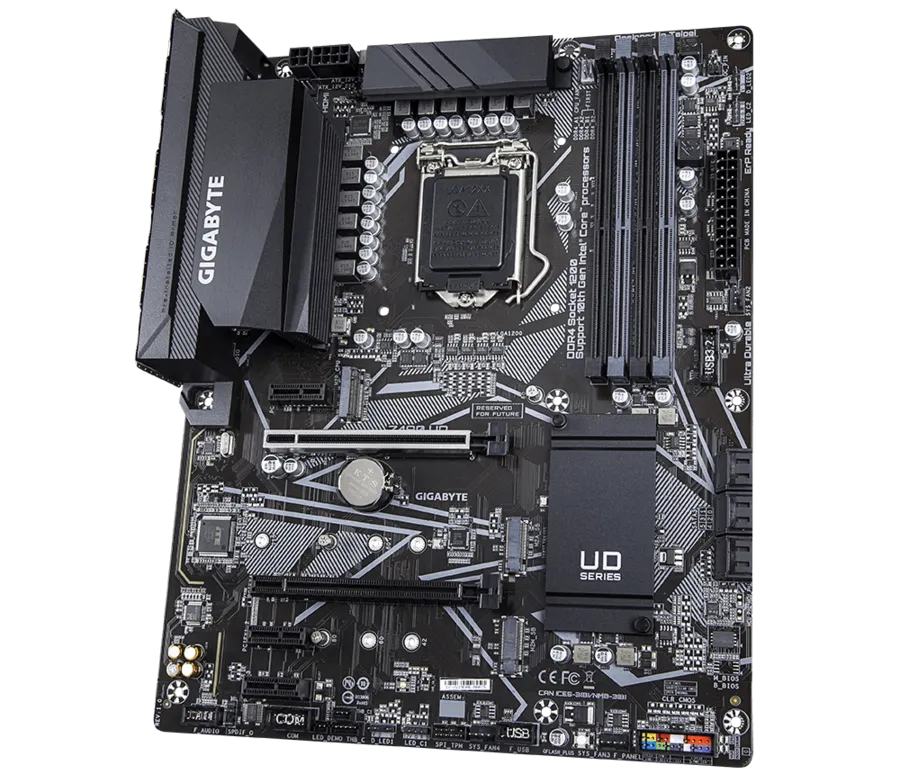 Mainboard GIGABYTE Z490 UD CŨ góc kết nối