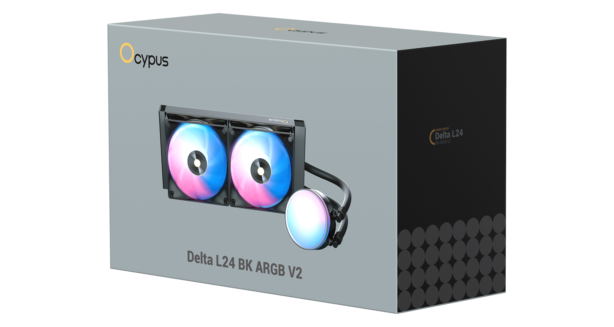 Tản nhiệt nước AIO Ocypus Delta L24 BK ARGB V2 Đen