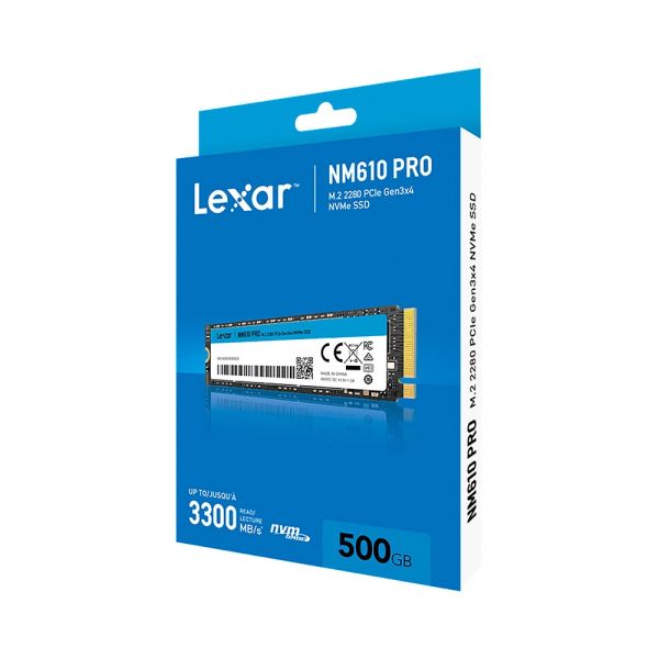 Ổ cứng SSD Lexar NM610 PRO 500GB M.2 PCIe Gen3 x4 NVMe