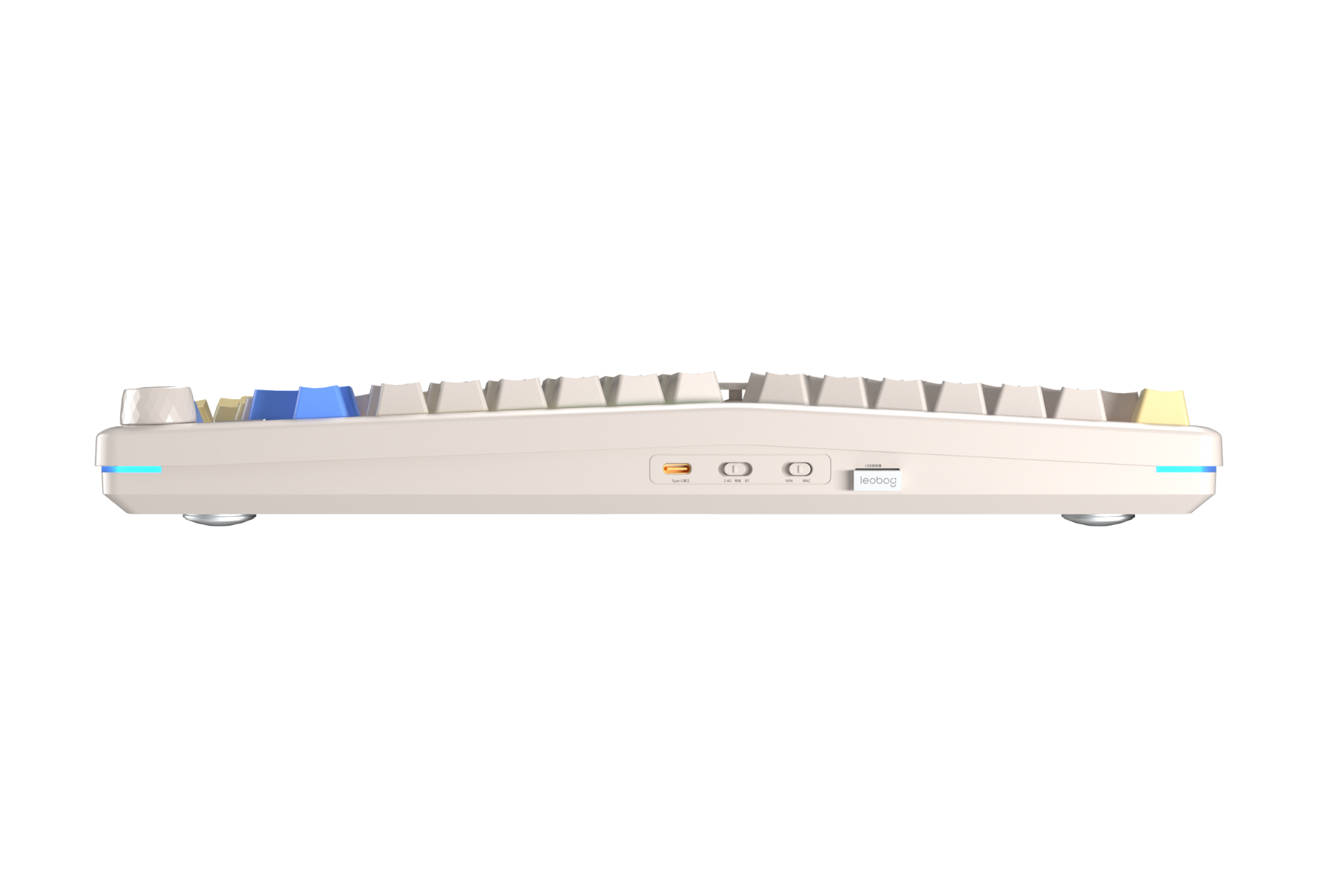 Phím Cơ Leobog Alice A75 (Ramboo Switch Xanh Dương Be) Không Dây