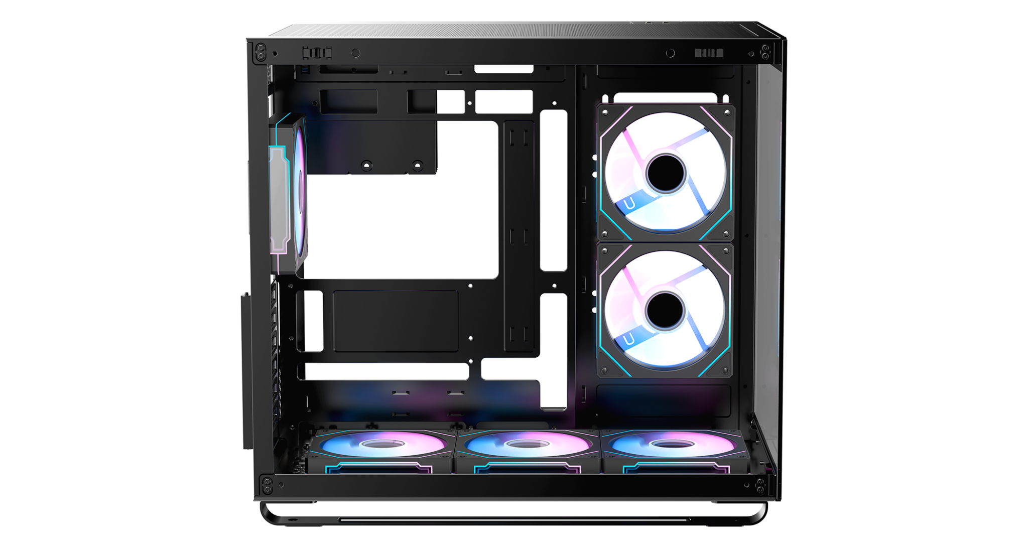 Vỏ Case Ocypus Iota C70 Đen Sẵn 3 Fan ARGB