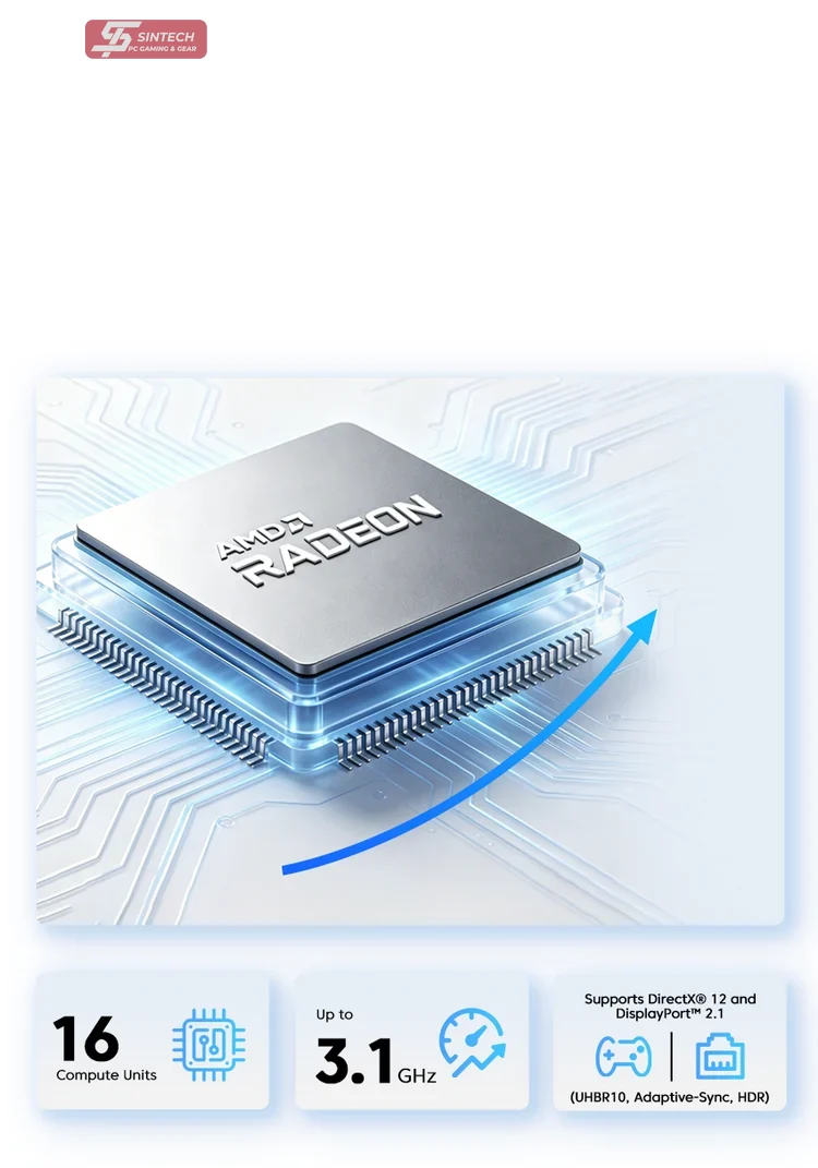 Do hoa Radeon 16 compute unit tren ban AMD