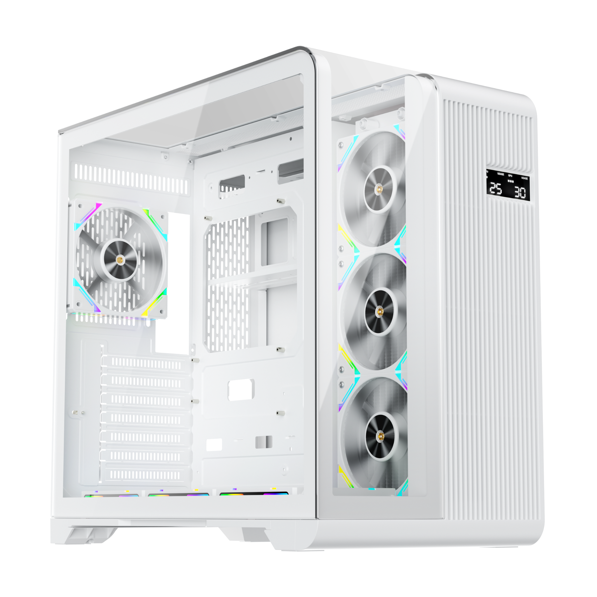Vỏ Case 1STPLAYER RT7 ATX/M-ATX Trắng