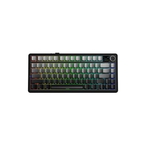 Bàn phím cơ AULA F75 MAX GAMING 3 MODE (Xám + Đen gradient/ Reaper switch)