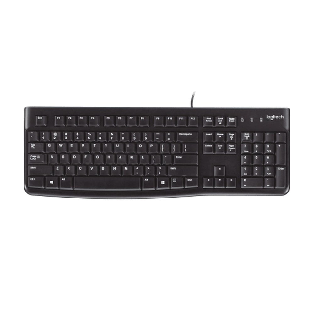 Bàn phím Văn Phòng Logitech K120 Đen Có dây