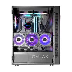 Vỏ Case Galax Revolution 06 MID Tower ATX ATX/M-ATX/ITX Đen Kèm 4 Fan RGB