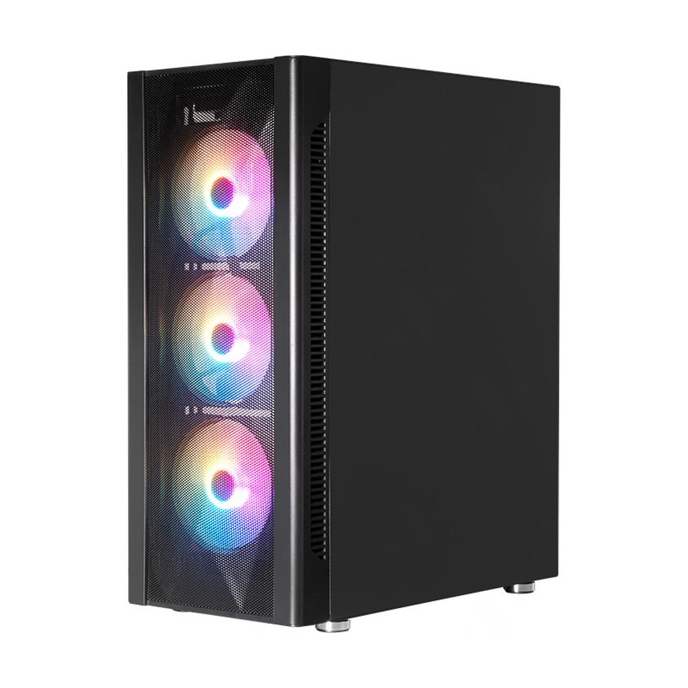 Vỏ Case Galax Revolution 06 MID Tower ATX ATX/M-ATX/ITX Đen Kèm 4 Fan RGB
