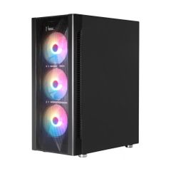 Vỏ Case Galax Revolution 06 MID Tower ATX ATX/M-ATX/ITX Đen Kèm 4 Fan RGB