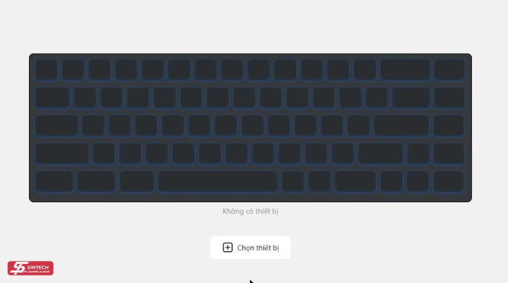 Giao diện AULA Hub bản web hiển thị tiếng Việt với nút Chọn thiết bị