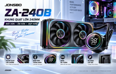 Fan Case JONSBO ZA-240B LED ARGB Infinity Đen