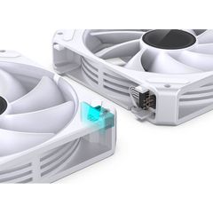 Bộ 3 Fan JONSBO ZG-120W Trắng ( 3in1, Ghép nối không dây )