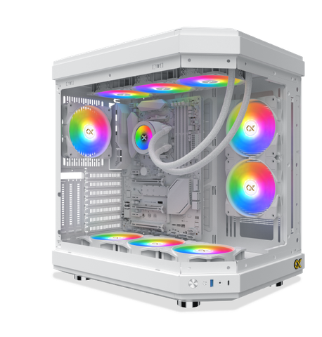 Vỏ Case XIGMATEK CUBI E-ATX/ATX/M-ATX/ITX Trắng