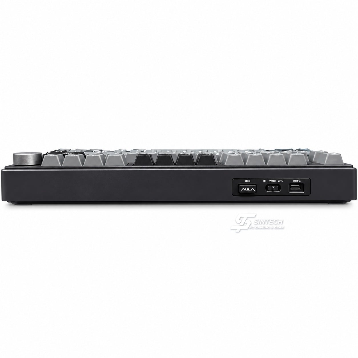 Phím Cơ AULA F75 8355 (Milk White Switch Đen Xám) Không Dây