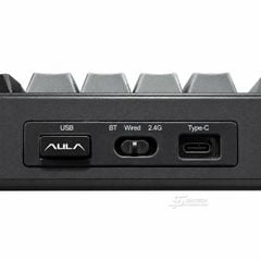 Phím Cơ AULA F75 8355 (Milk White Switch Đen Xám) Không Dây