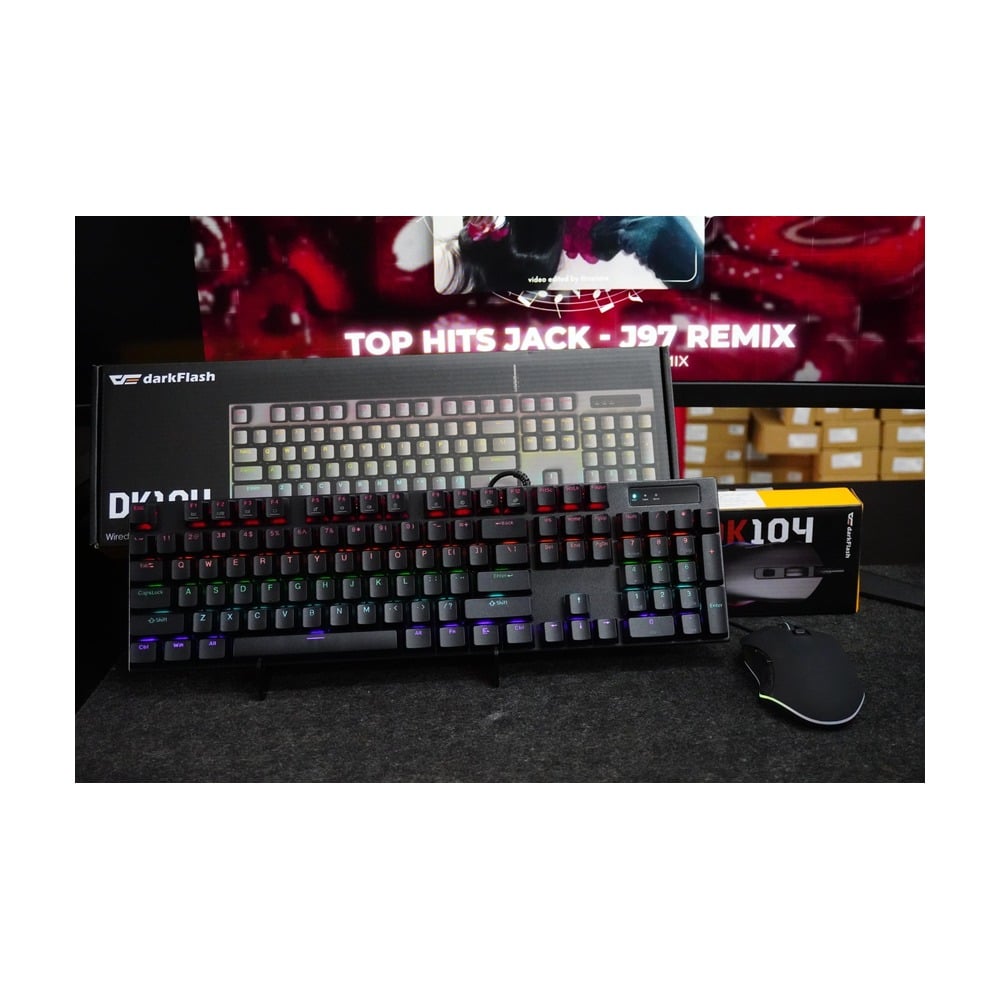 Bàn Phím Cơ DarkFlash DK104 - Có Dây