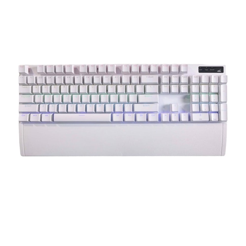 Phím Cơ Spartan TC3218 (Blue Switch Trắng) Có Dây