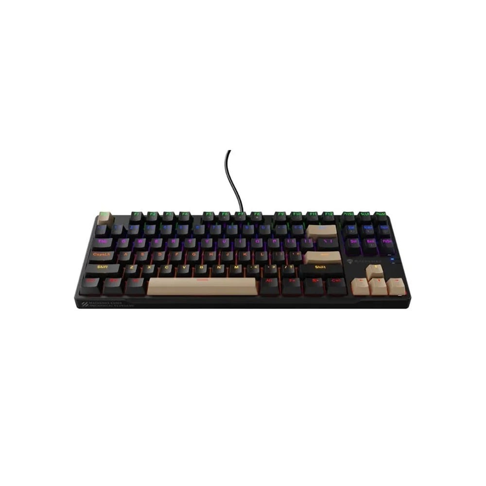 Phím Cơ Machenike K500B-B87 (Red Switch Đen) Có Dây