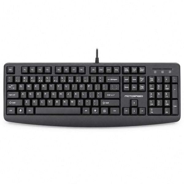 Toàn cảnh layout 104 phím của bàn phím Motospeed K103