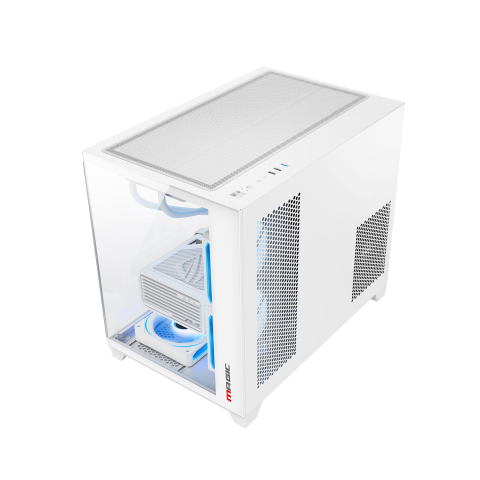Vỏ Case Magic Aqua M Ultra Pro Full Micro ATX/AIO 360 Top Trắng