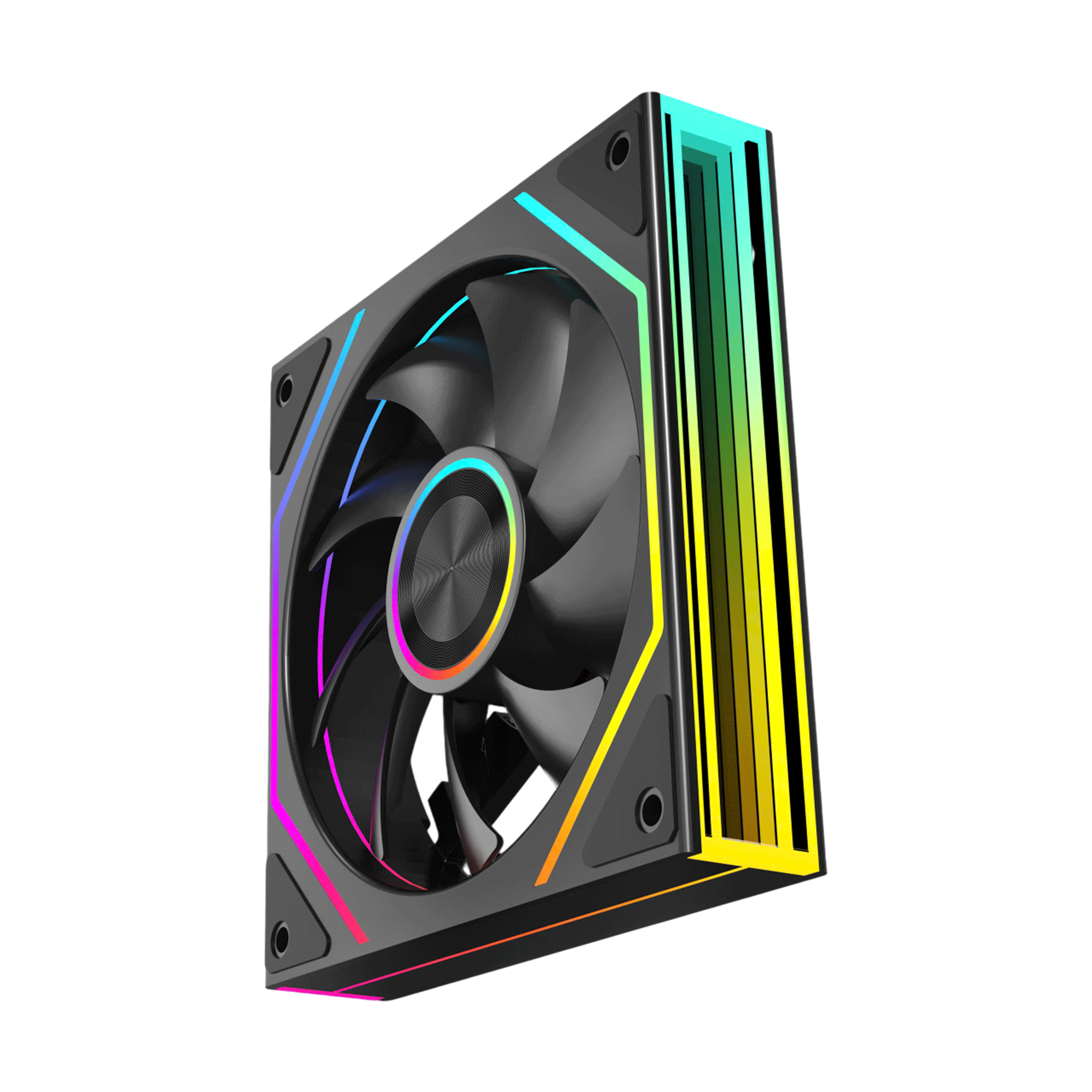 Fan Case Leopard Prism 4RS Ultra ARGB  Đen Sync Main