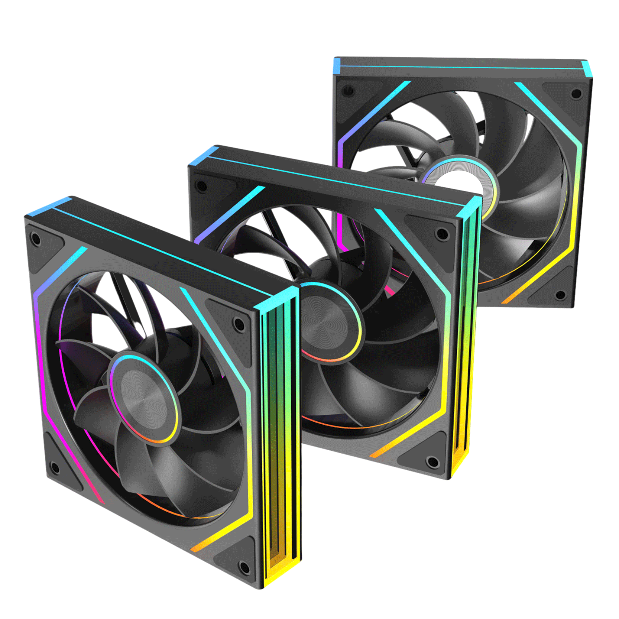 Fan Case Leopard Prism 4RS Ultra ARGB  Đen Sync Main
