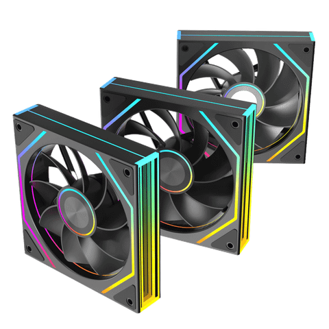 Fan Case Leopard Prism 4RS Ultra ARGB  Đen Sync Main