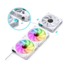 Fan Case Jonsbo ZG-120W Trắng (Bộ 3)