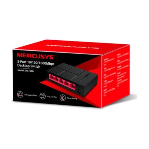 Bộ chia mạng Mercusys MS105G 5 cổng Gigabit