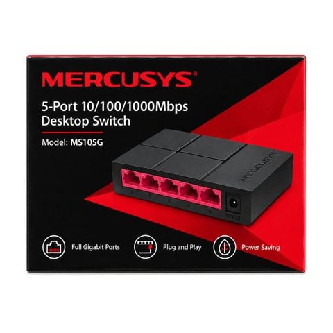 Bộ chia mạng Mercusys MS105G 5 cổng Gigabit