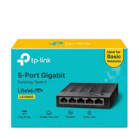 Bộ chia mạng TP-Link LS1005G 5-Port 10/100/1000 Mbps