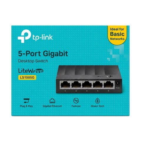 Bộ chia mạng TP-Link LS1005G 5-Port 10/100/1000 Mbps