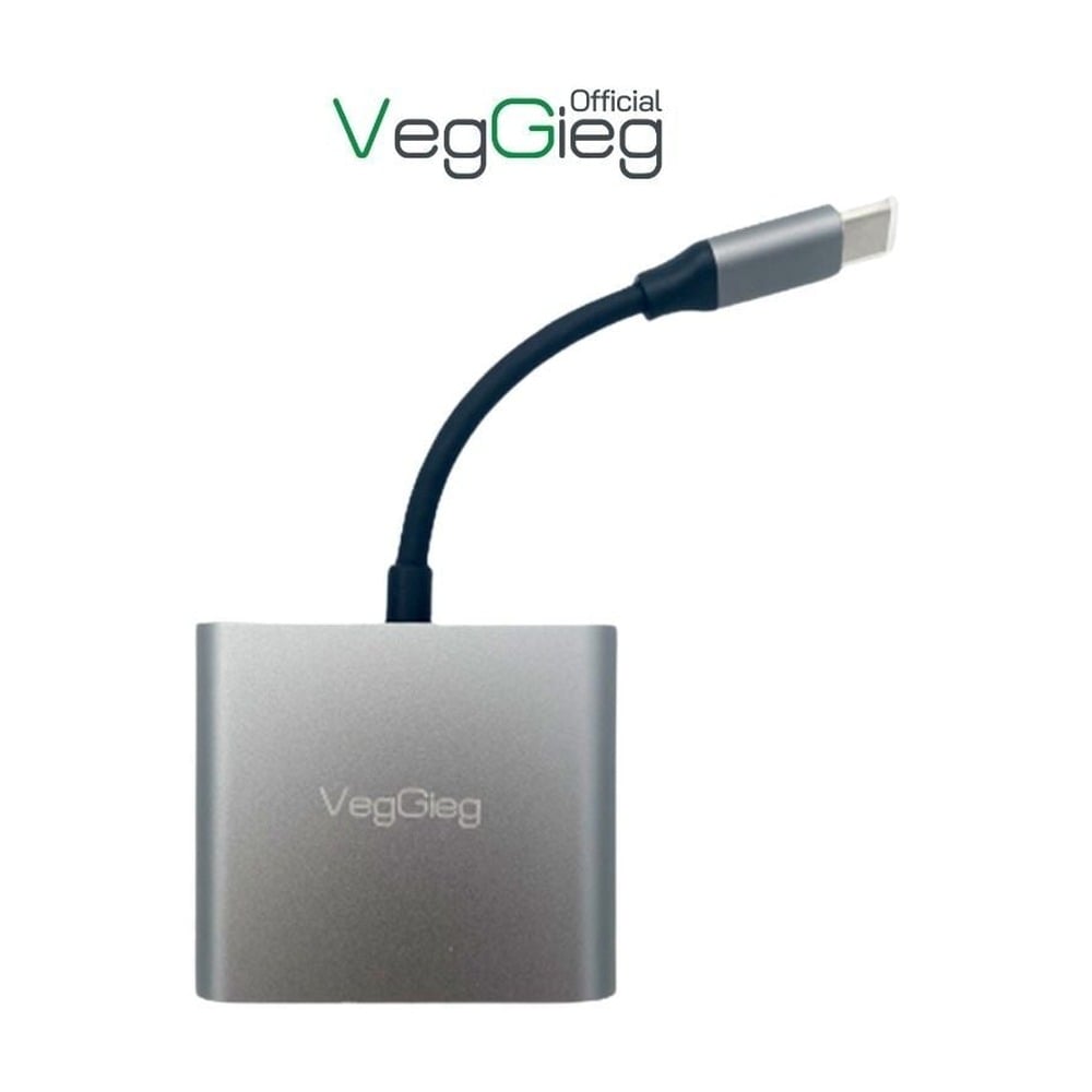 Hub Type-C Veggieg V-TC03 (HDMI, PD, USB 3.0)