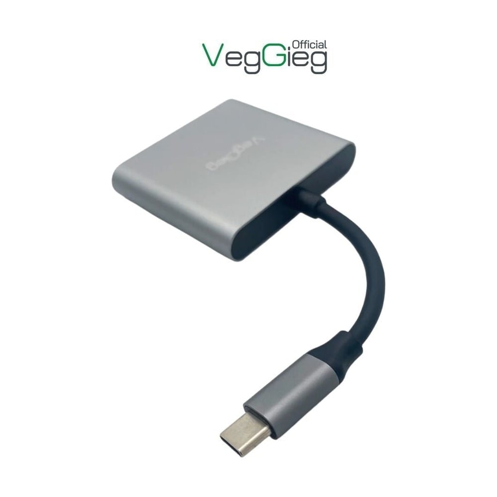 Hub Type-C Veggieg V-TC03 (HDMI, PD, USB 3.0)