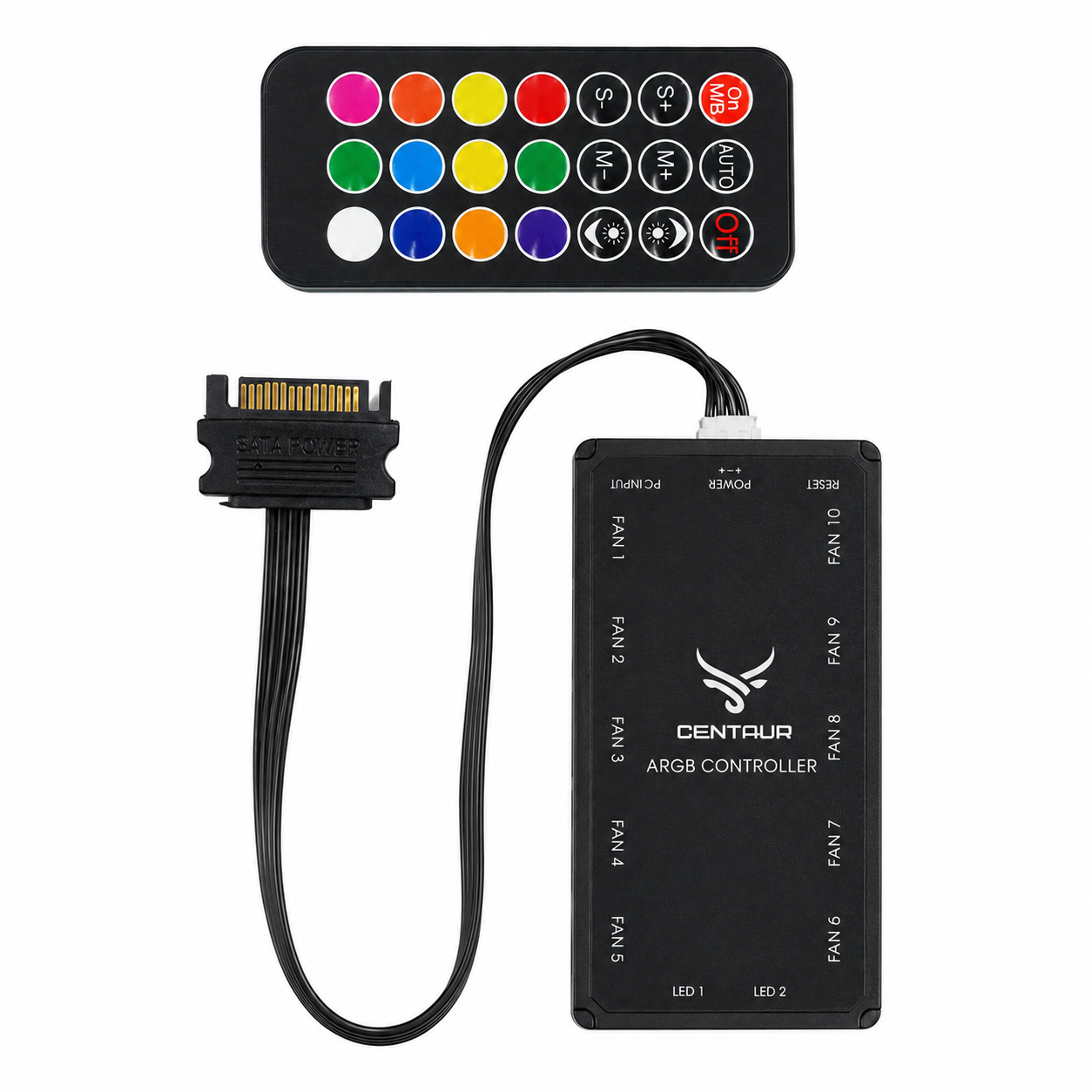 Bộ Hub + Remote Fan RGB REDMOON F3