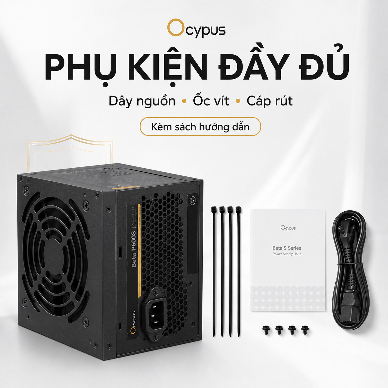 Nguồn Ocypus Beta P600S 500W