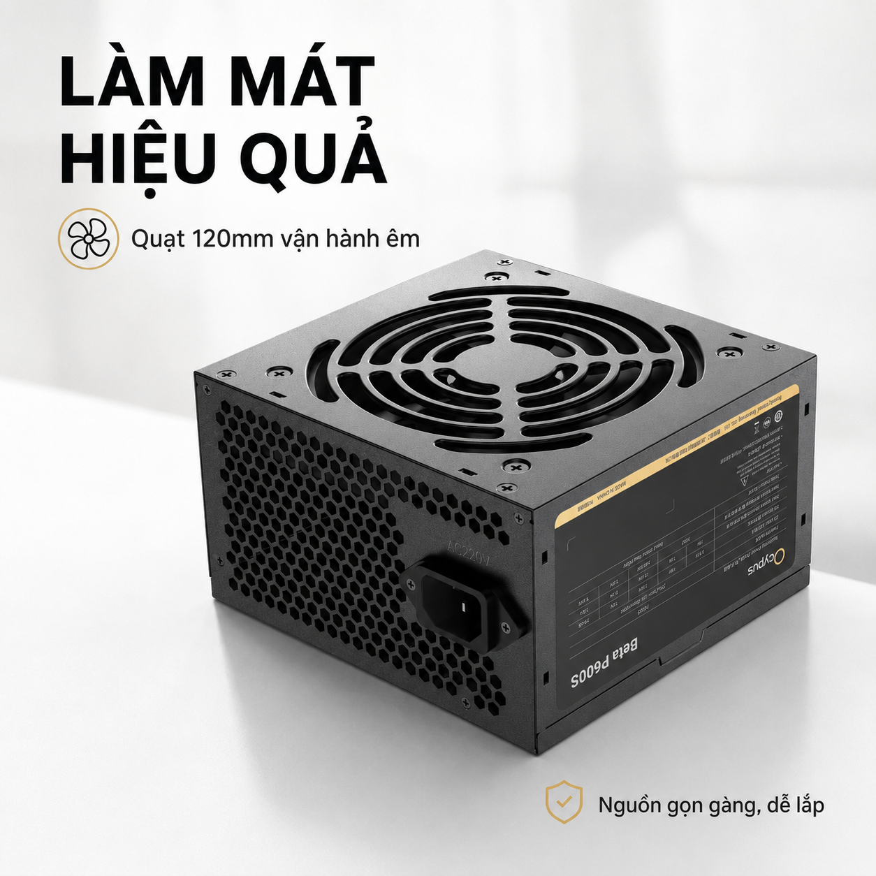 Nguồn Ocypus Beta P600S 500W