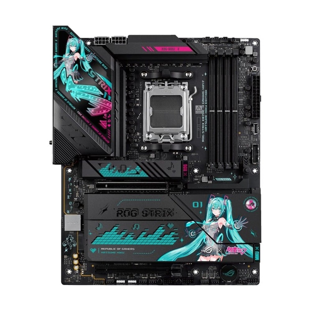 Mainboard Asus ROG Strix X870E-H Gaming WiFi 7 Hatsune Miku Edition DDR5