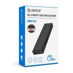 Box đọc ổ cứng M.2 SSD ORICO M2PF-C3-BK Tốc độ 5Gbps