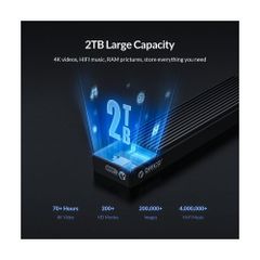 Box đọc ổ cứng M.2 SSD ORICO M2PF-C3-BK Tốc độ 5Gbps