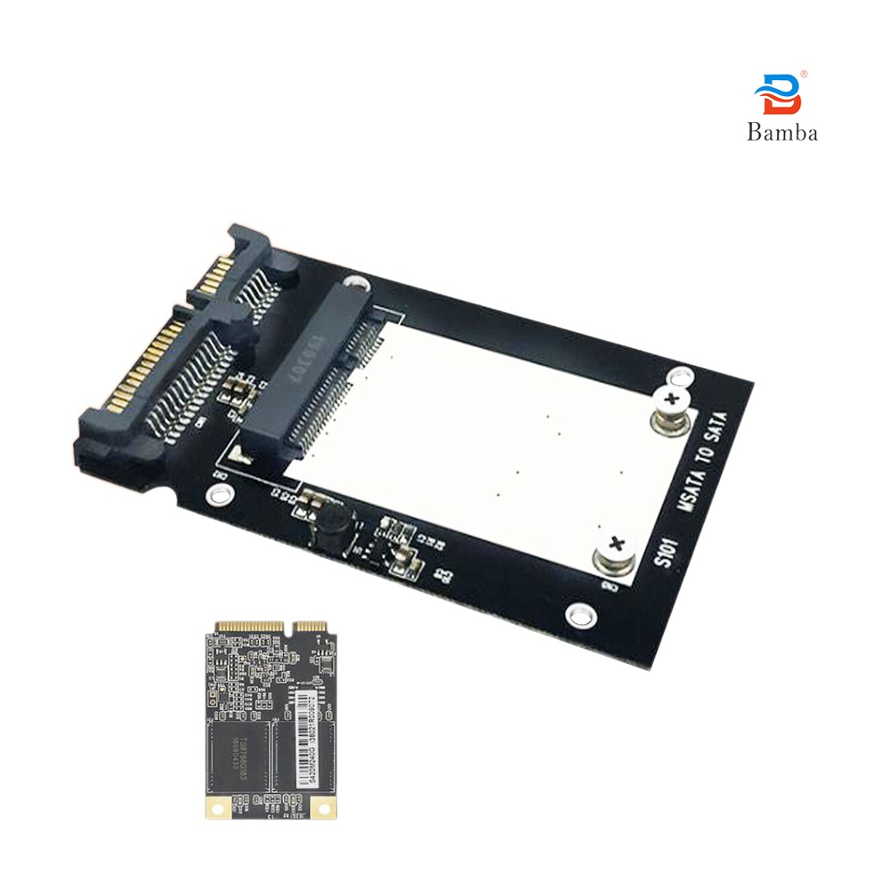BOX SSD Bamba B2 MSata - Sata 3( Nhôm - Đen)