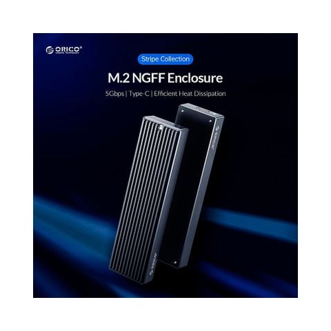 Box đọc ổ cứng M.2 SSD ORICO M2PF-C3-BK Tốc độ 5Gbps