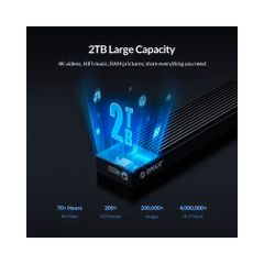 Box đọc ổ cứng M.2 SSD ORICO M2PF-C3-BK Tốc độ 5Gbps
