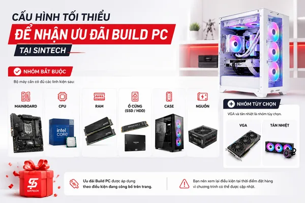 Cấu hình tối thiểu nhận ưu đãi