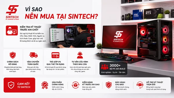 Vì sao nên mua tại Sintech