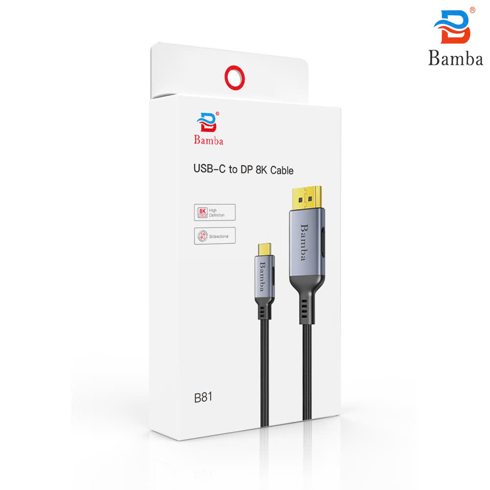 Cáp USB C – Display Port Bamba B81 1.8M