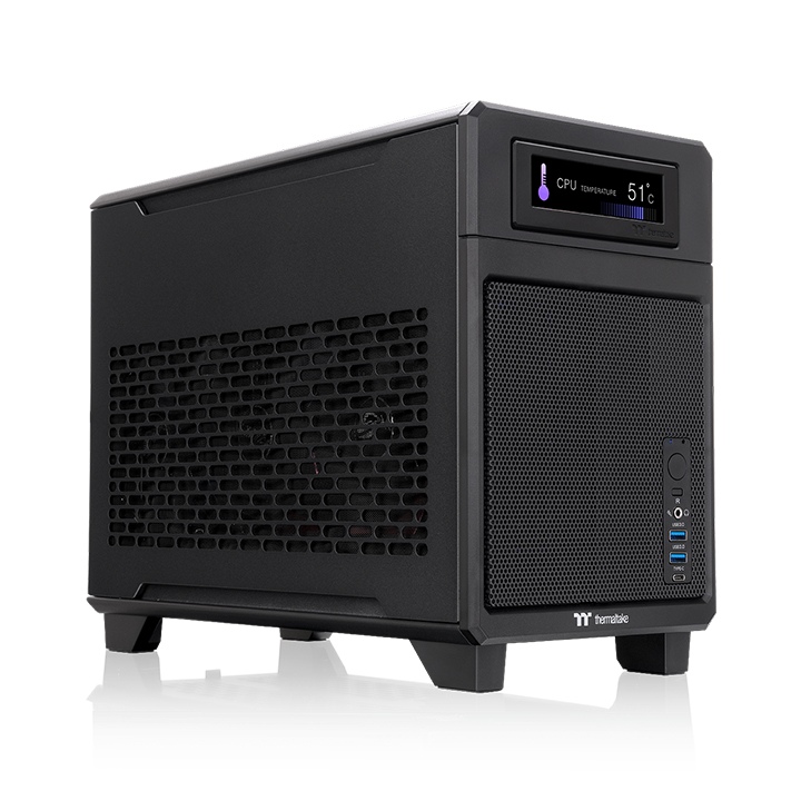 Vỏ Case Thermaltake TR100 Black Mini ITX Đen